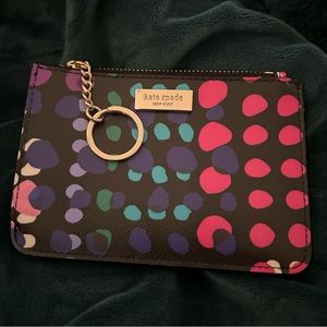 Like New Kate Spade Zip Card Holder